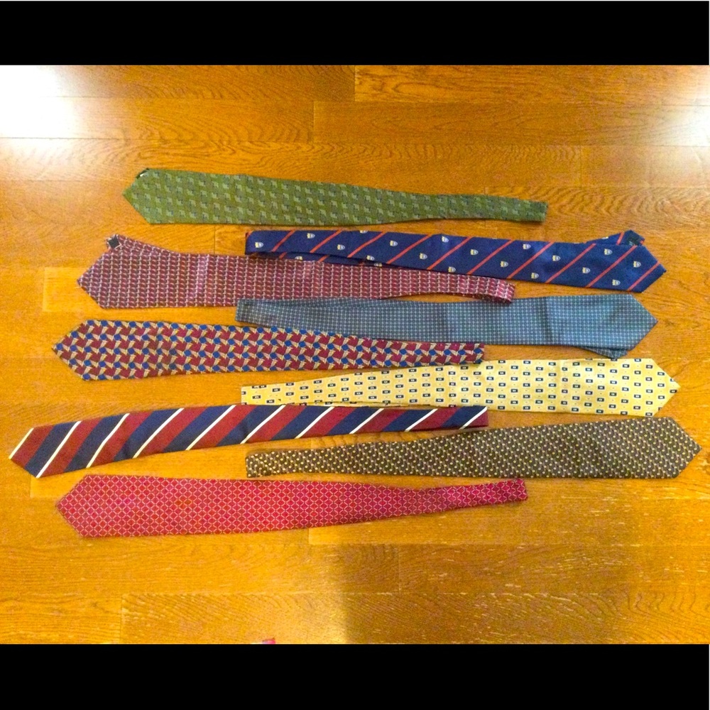 Vintage ties set of 9
